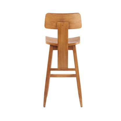 Barstol i træ, natur - 109 cm H