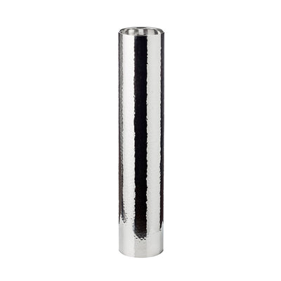 Stainless steel candlestick Boston, 60 cm - hammered silver