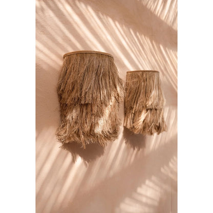 Glass wall appliqué 20×35 cm – natural, small