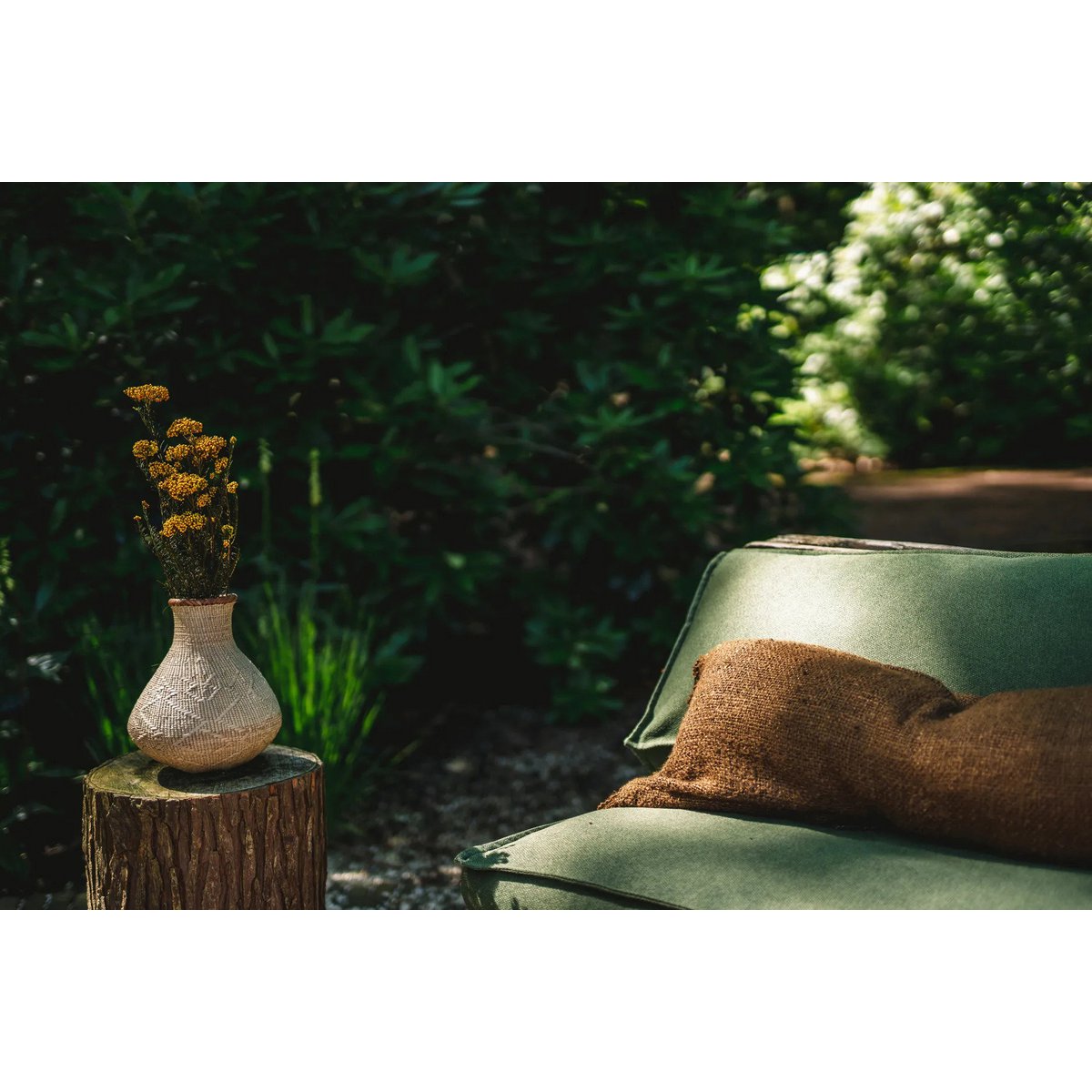 Kissenbezug aus Baumwolle 35×100 cm – braun
