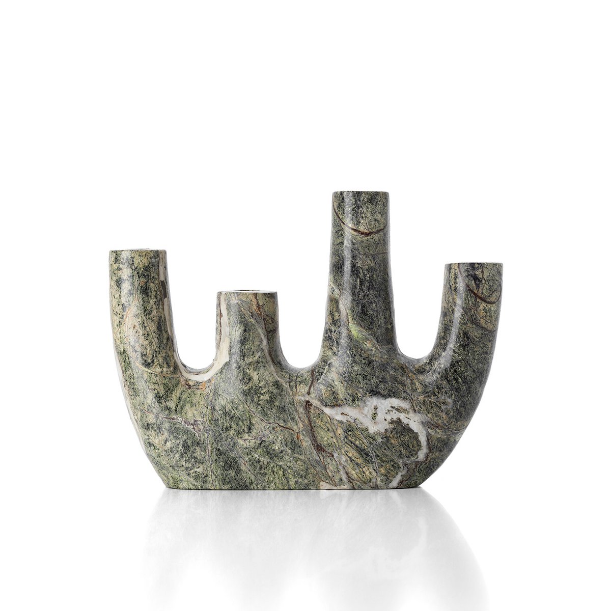 Die Bidasar Marmorvase – Grün – Hoch