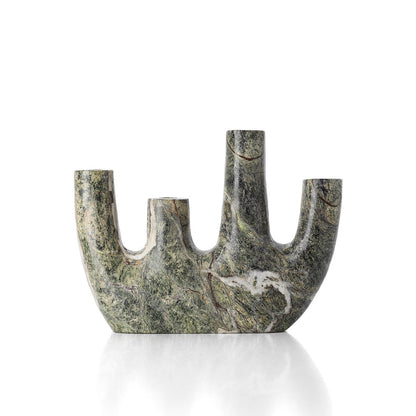 Die Bidasar Marmorvase – Grün – Hoch