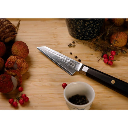 Bunka Damast 8-teiliges Messer- & Zubehör-Set - AUS-10 Stahl