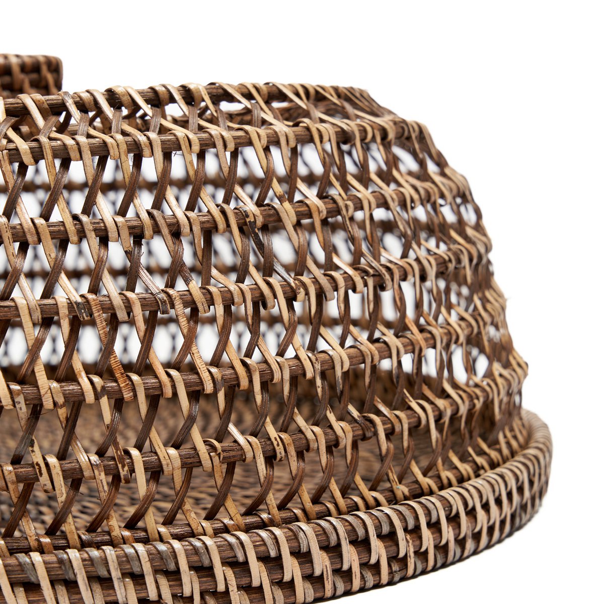 Rattan-Speisehaube, naturfarben - M