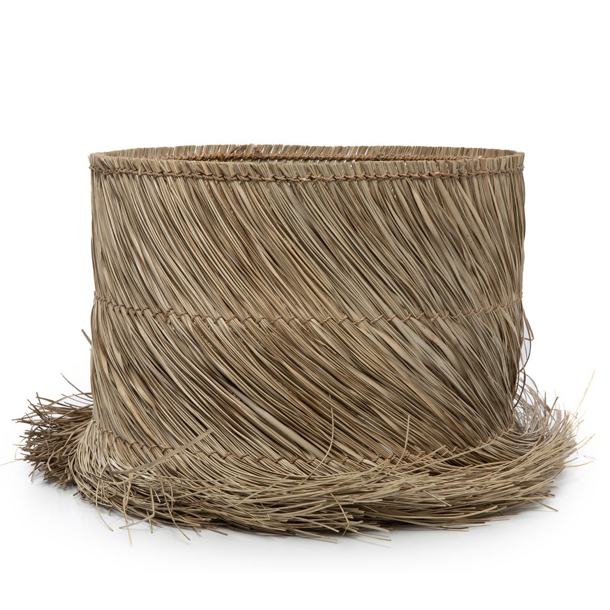 Gras Tischleuchtenschirm 42×32 cm – natur