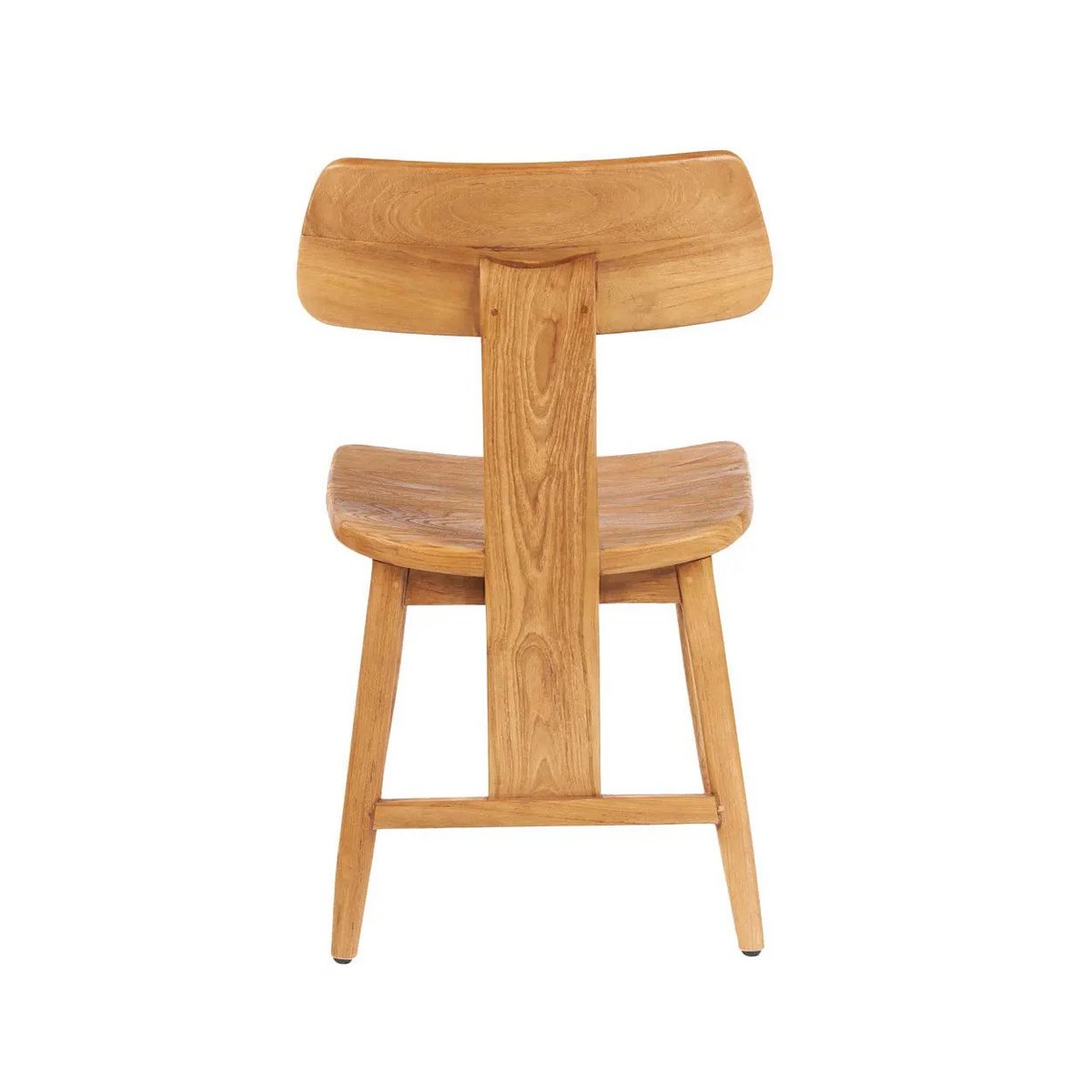 Spisebordsstol i teak, natur – T-ryg