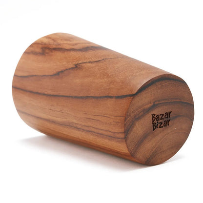Teakholz-Wurzelbecher, hoch – 16 cm