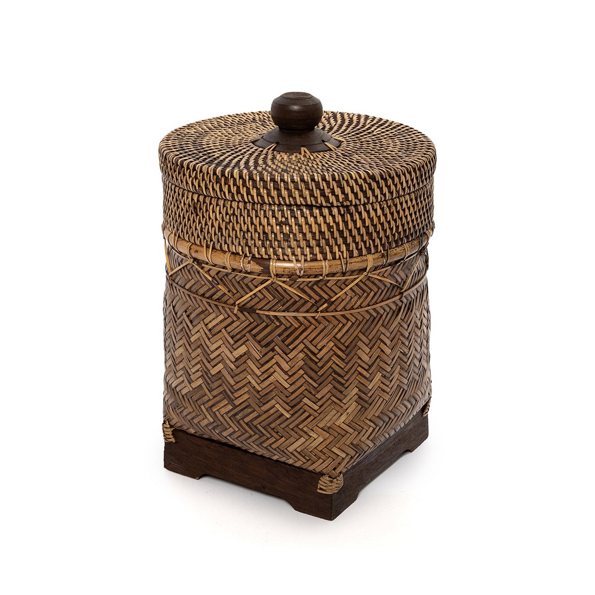 Rattan-Badezimmerkorb 27 × 36 cm – naturfarben