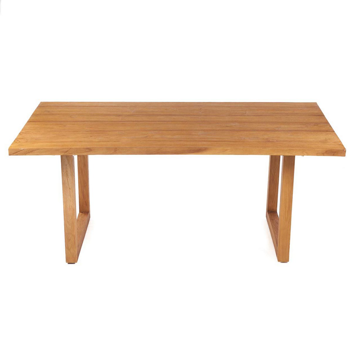 Spisebord i teak, 180 cm - naturtræ