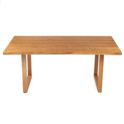 Spisebord i teak, 180 cm - naturtræ