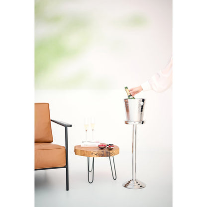 Steel champagne cooler, Valencia 22 cm - double-walled hammered