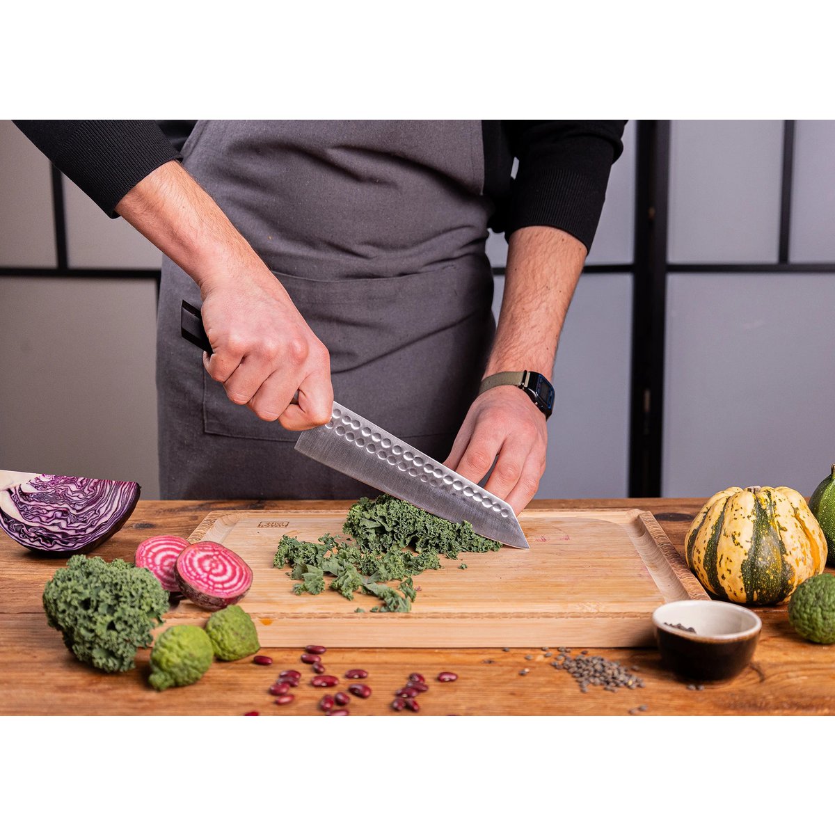 Kiritsuke Messer 210 mm – Bunka Kollektion, rostfreier Stahl