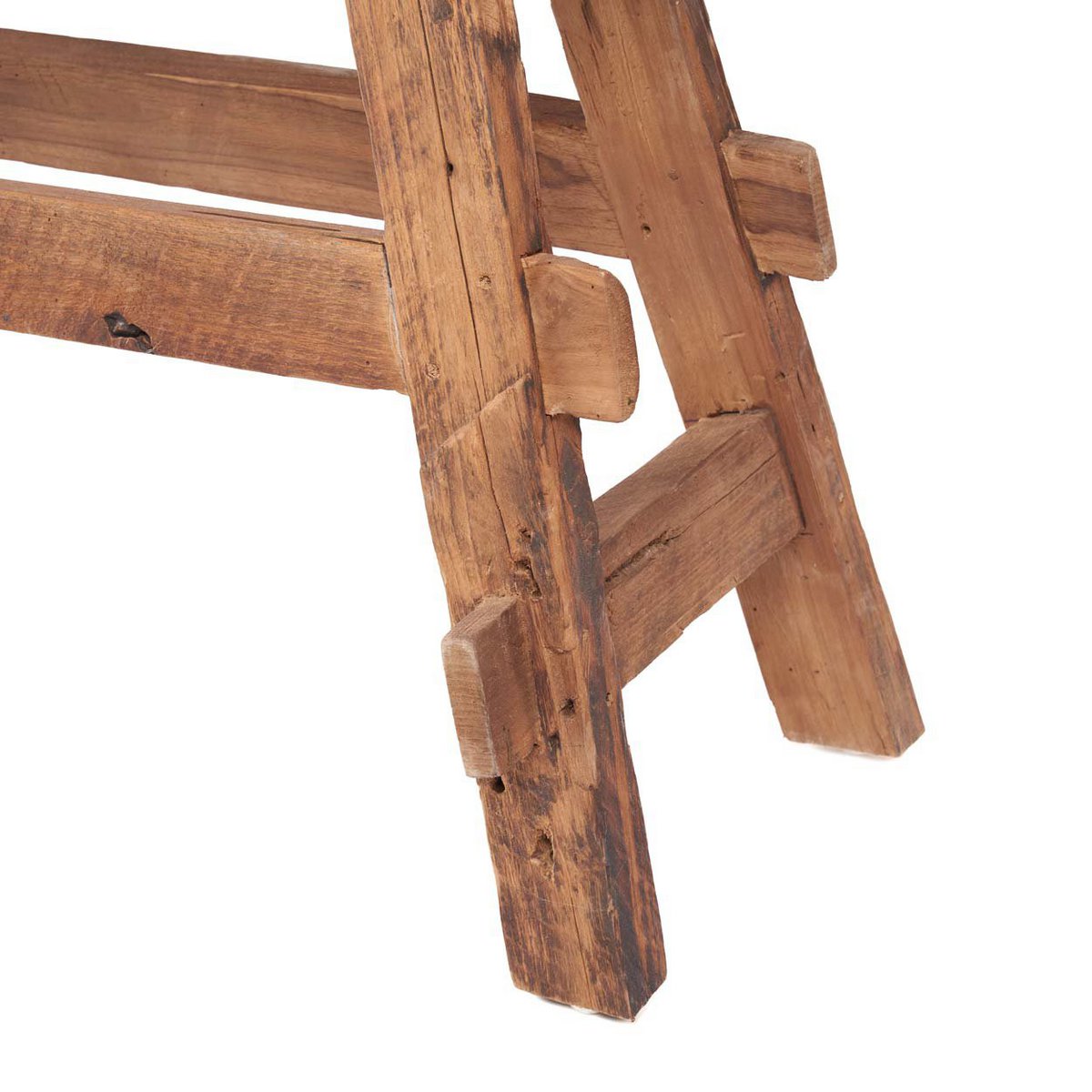 Teakbænk, natur - 150 × 50 cm