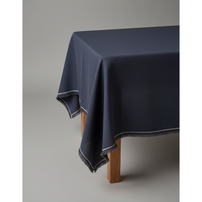 Tischdecke Leinen, schwarz – 150×250 cm