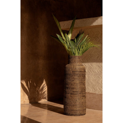 Rattan cylinderkurv 24 × 67 cm - naturlig brun