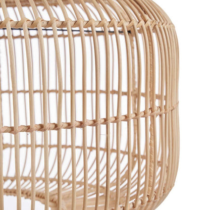 Rattan-Pendelleuchte Arun – 55 cm breit, 30 cm hoch