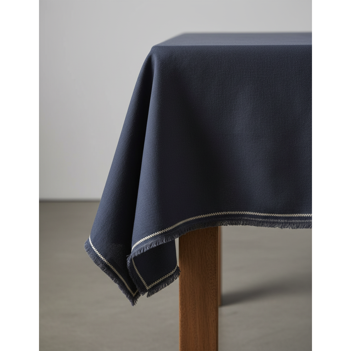 Tischdecke aus Leinen, schwarz - 150×300 cm