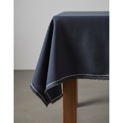Tischdecke aus Leinen, schwarz - 150×300 cm