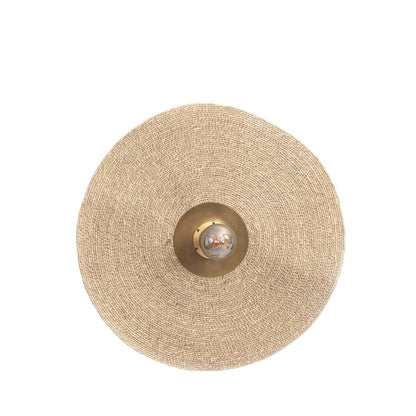 Græsvæglampe, messingdetalje - M, 46 cm