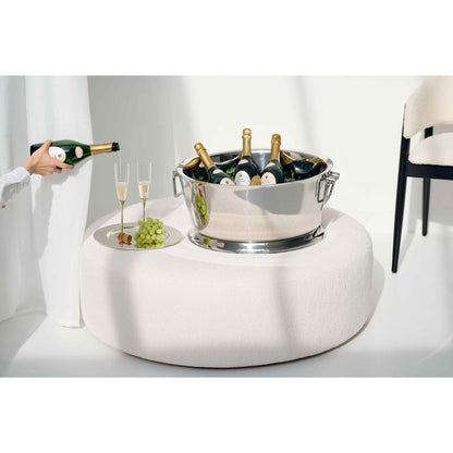 Champagnekøler Michigan i rustfrit stål - Ø 53 cm, H 24 cm