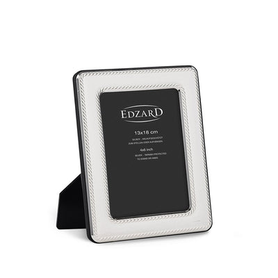 Forsølvet fotoramme Tours, 13 × 18 cm – hamret finish