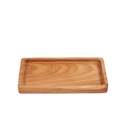 Wood serving tray 20×11 cm - natural finish