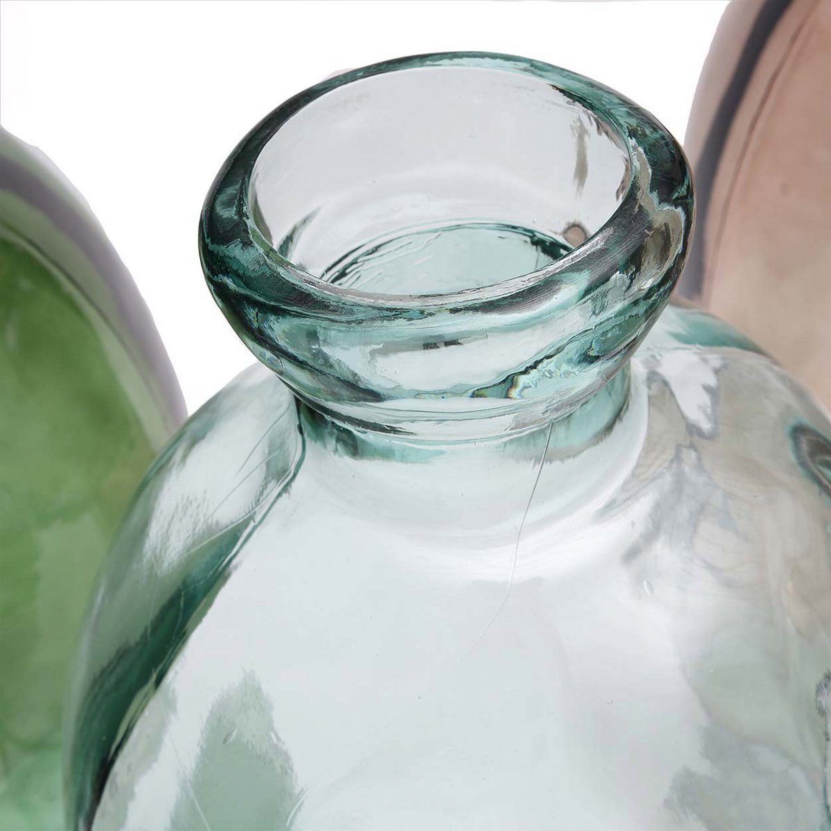 Jinsuo vase af genbrugsglas, stor - Blå