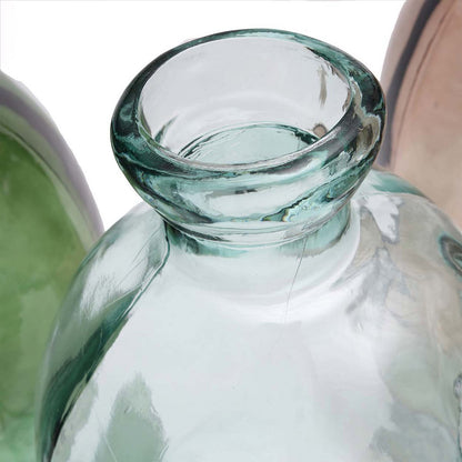 Jinsuo vase af genbrugsglas, stor - Blå