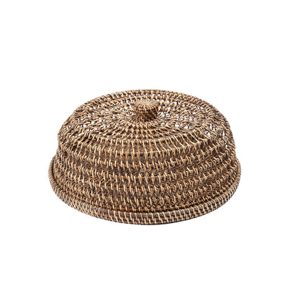 Rattan-Speisehaube, naturfarben - M
