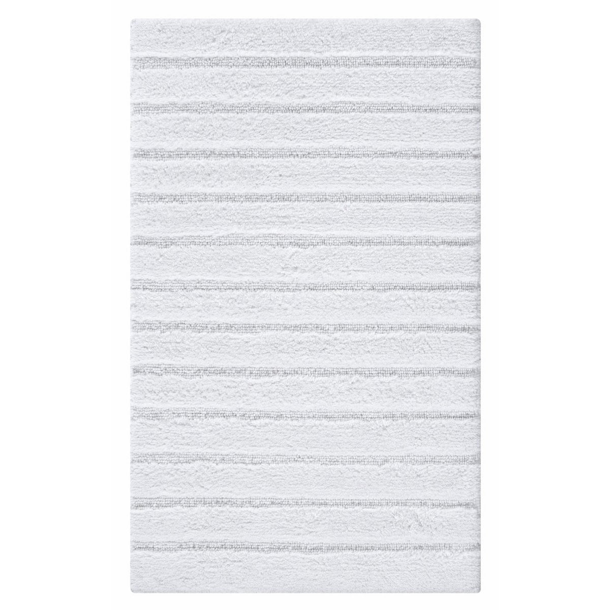 Bommuldsmåtte til badeværelset, elfenben – 60 × 100 cm