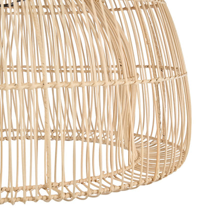 Pendellampe i rattan, 84 cm - naturlig matcha-piskeris