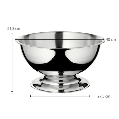 Champagnekøler i rustfrit stål Ø 40 cm