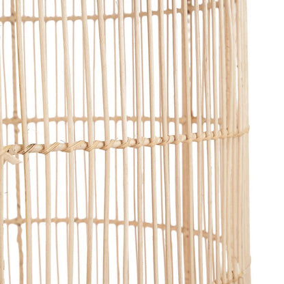 Rattan-Pendelleuchte 50 × 80 cm – zylindrisch, gerippt