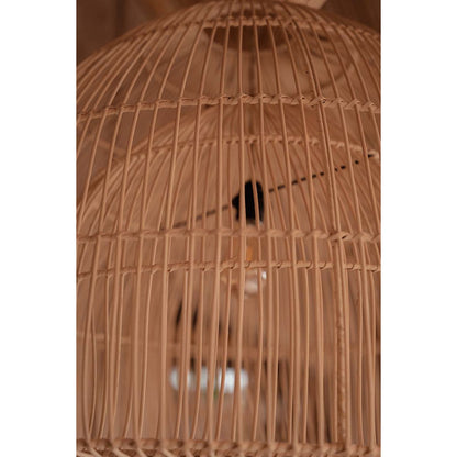 Pendellampe i rattan, 84 cm - naturlig matcha-piskeris