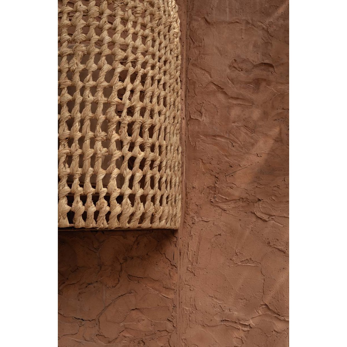 Sisal-Wandapplikation – natur, 40 × 50 cm