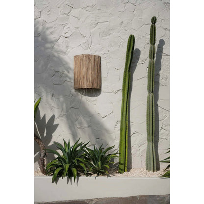 Sisal Wandleuchte, 50 cm – Naturgewebe-Schirm