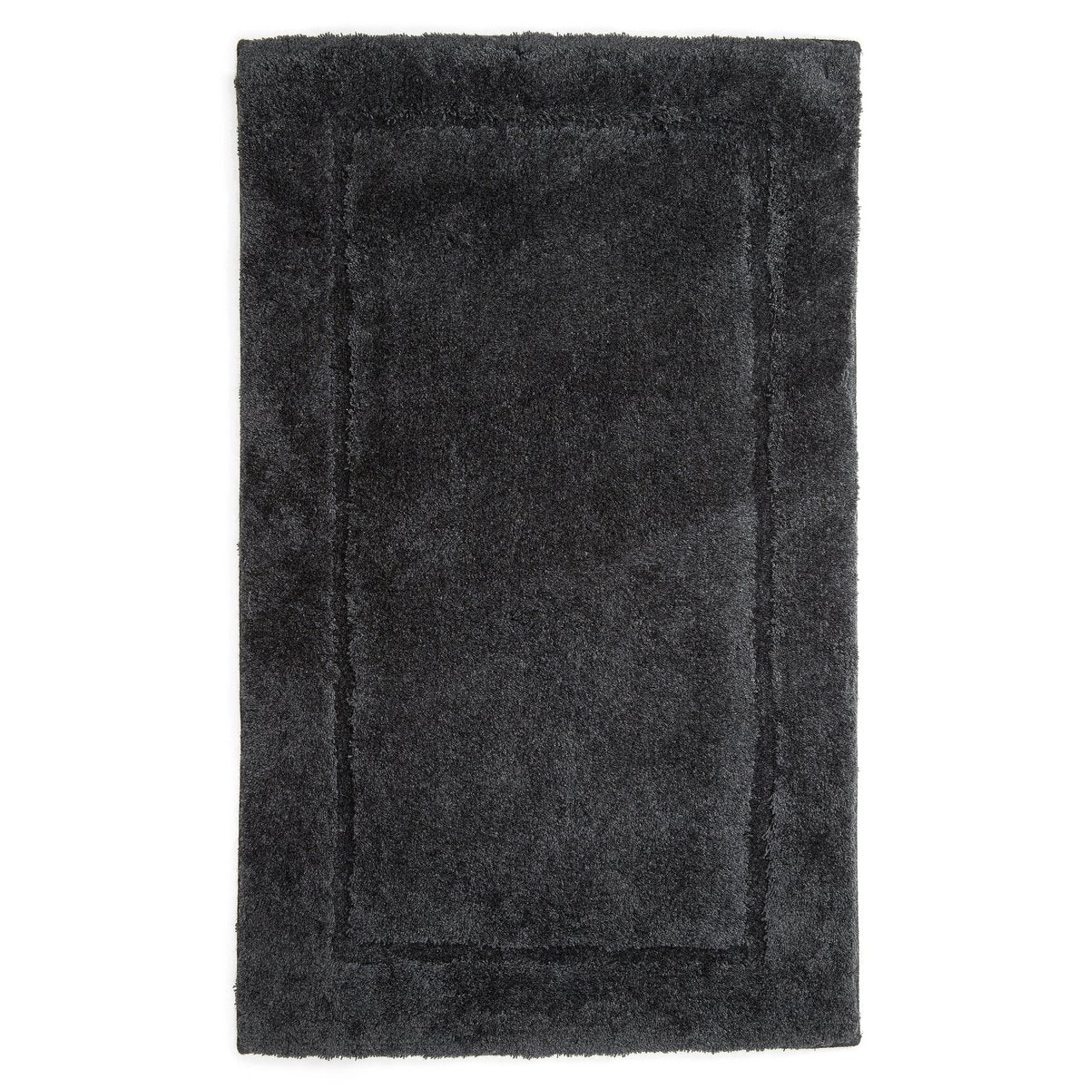 Akryl bademåtte 60 × 100 cm - antracit, skridsikker