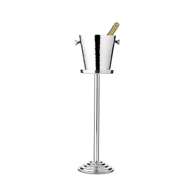 Champagnekøler i rustfrit stål Valencia, 83 cm - hamret