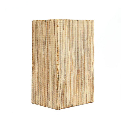 Wasserhyazinthen-Lampenschirm 20 × 35 cm – klein, beige
