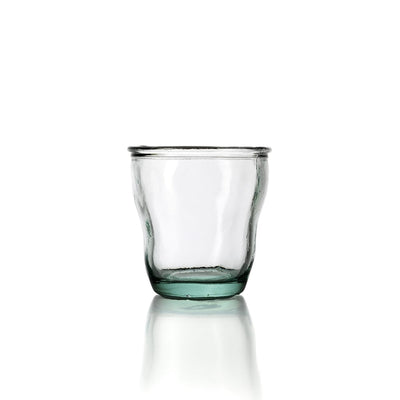 Recycled glass tumbler - Blue - 9 cm