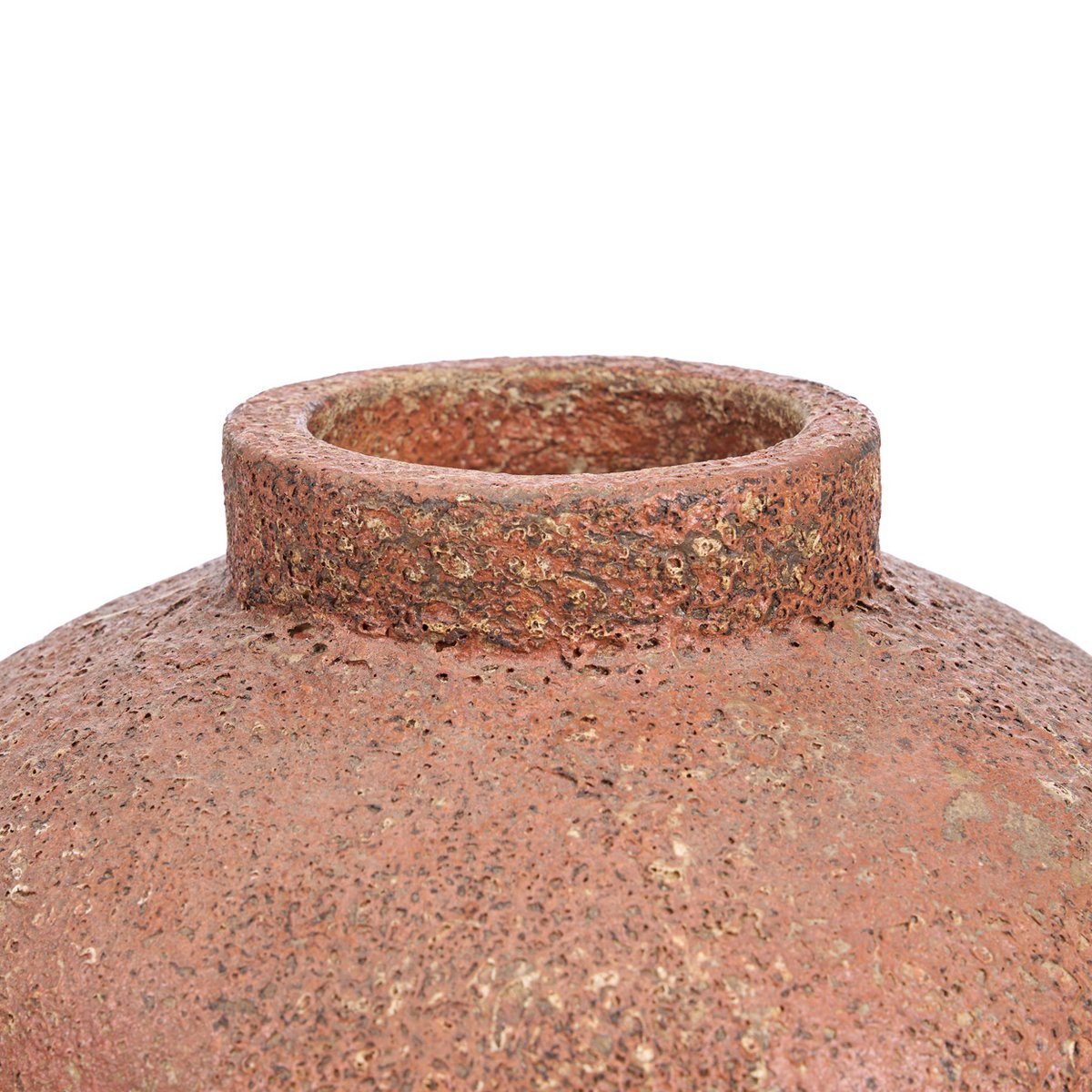 Terracottavase, stor - håndformet ler
