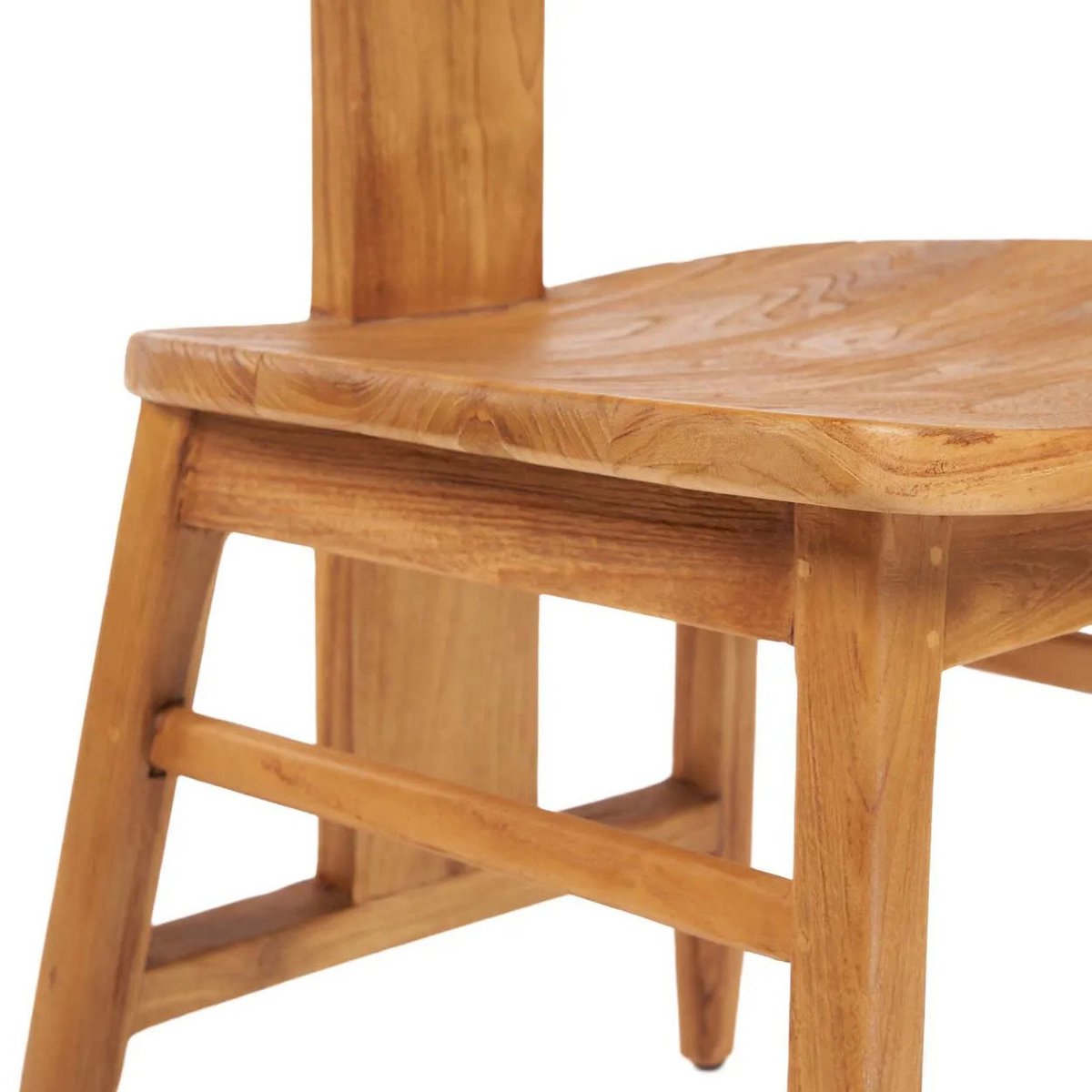 Spisebordsstol i teak, natur – T-ryg