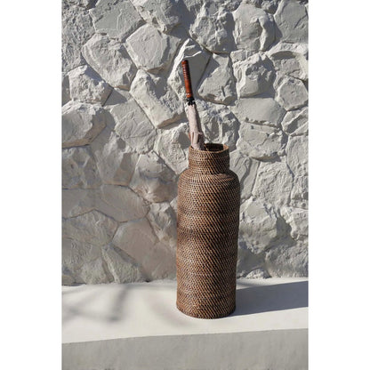 Rattan cylinderkurv 24 × 67 cm - naturlig brun