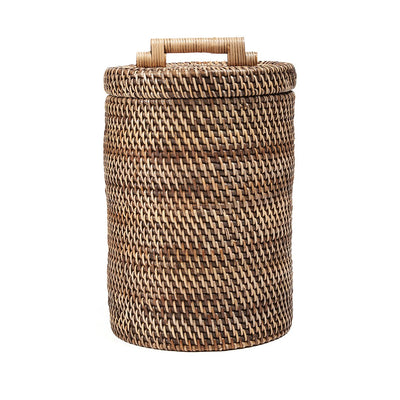 Rattinkorb 20 × 37 cm hoch – naturbraun