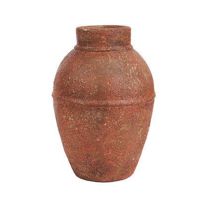 Terracotta amfora vase, stor - håndformet