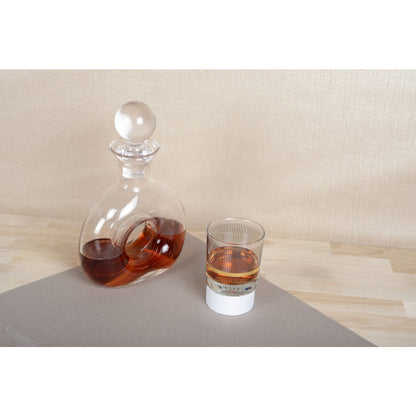 Whiskeykaraffel i glas, 19 × 27,5 cm