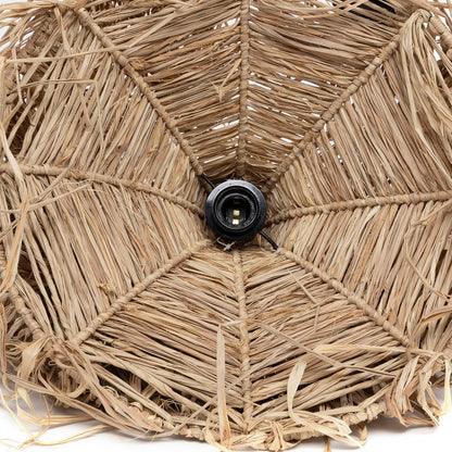 Raffia-Hängeleuchte – 40 cm breit, 150 cm Abhängung