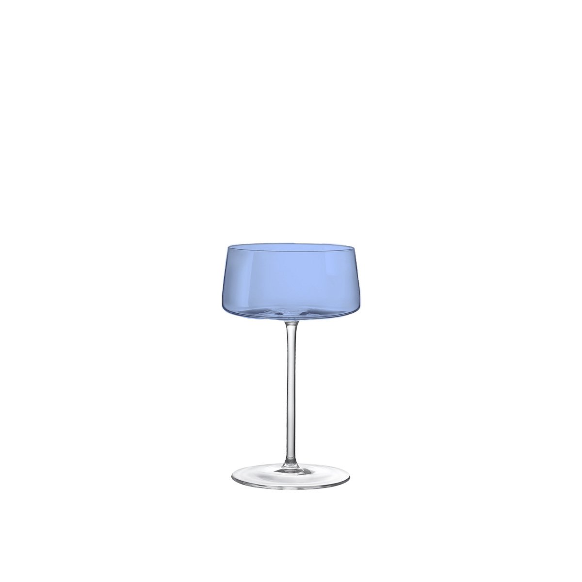 Multicolour glass champagne flutes 230 ml – set of 6