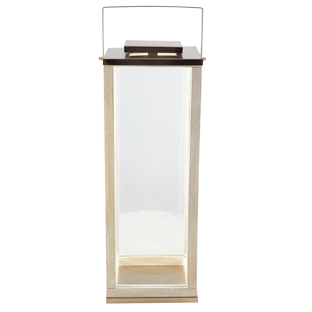 Glaslaterne, quadratisch 25×25×71 cm
