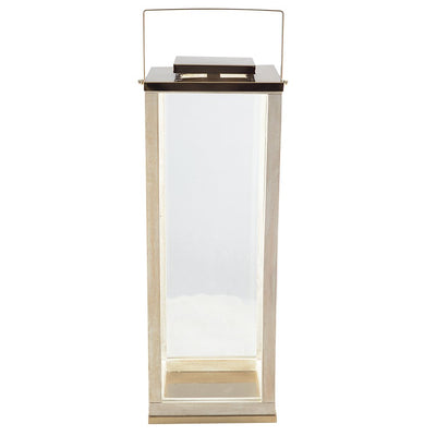 Glaslanterne, firkantet 25×25×71 cm